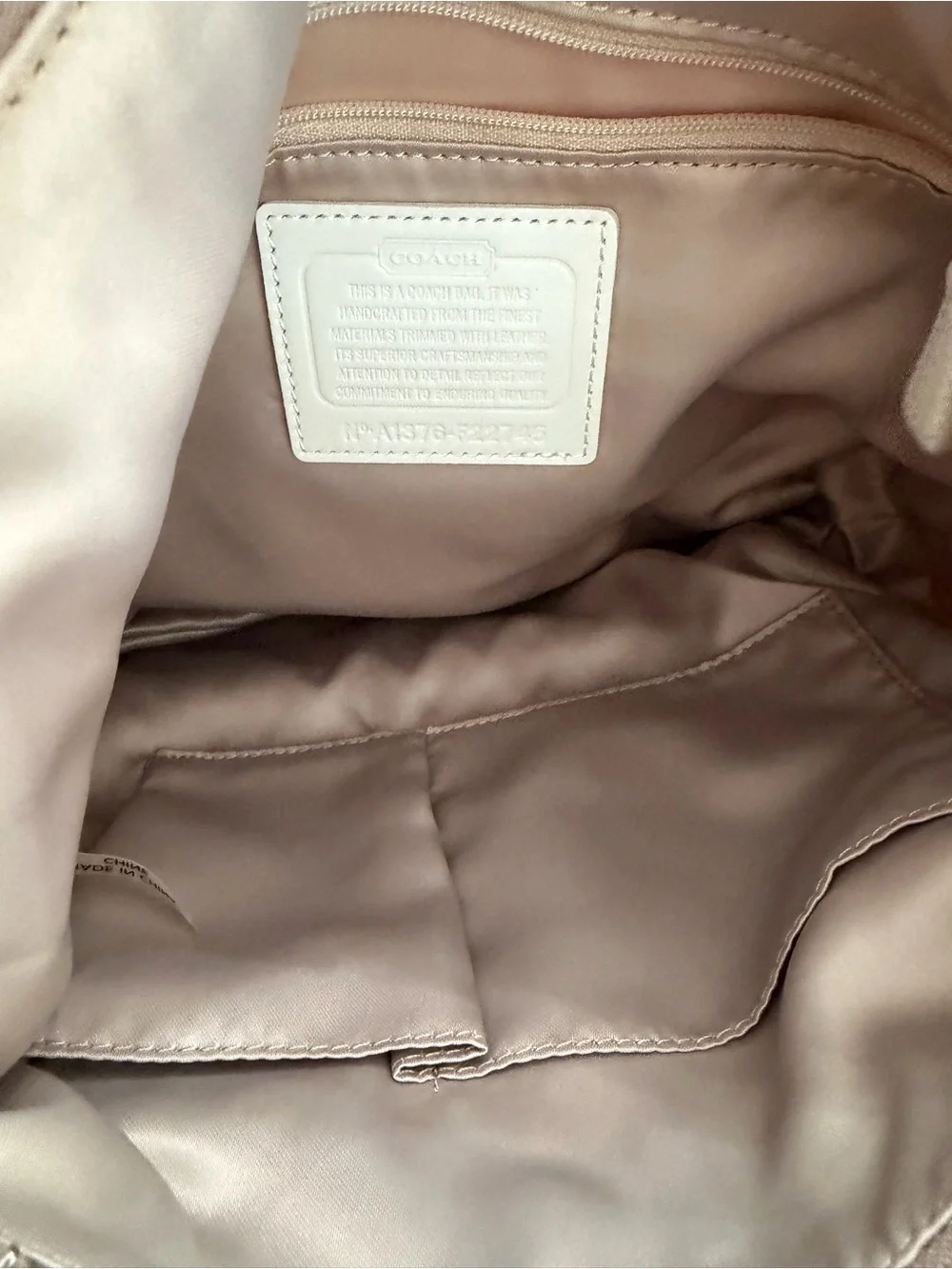 Coach Kristin Logo Chain Link Hobo Shoulder Bag